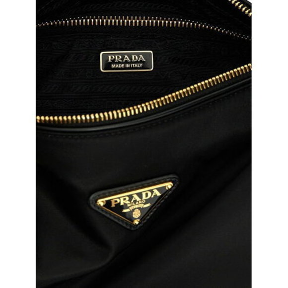 Prada Business Padlock Shoulder Bag Black - Picture 3 of 3